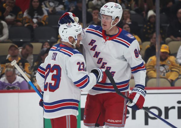 Recap: Fox Shines, Fourth Line Delivers as Rangers Roll Past Penguins 6–1