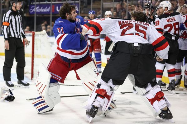 Rangers vs. Devils: Extra Effort and a Goalie Fight!