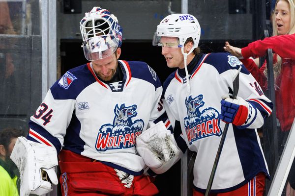 Wolf Pack Blank Bruins 2-0 Behind Reimer's 35 Save Shutout