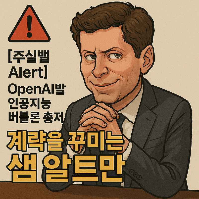 ⚠️ 주실밸 Alert: OpenAI발 인공지능 버블론 총 정리: Too Big to Fail이 되려는 샘의 계략