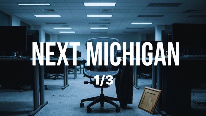 [Next Michigan 1편] 노동의 종말은 없다. 하지만 당신의 자리도 없다.