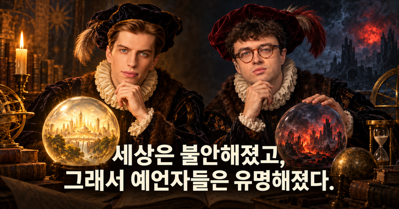 세상은 불안해졌고, 그래서 예언자들은 유명해졌다.