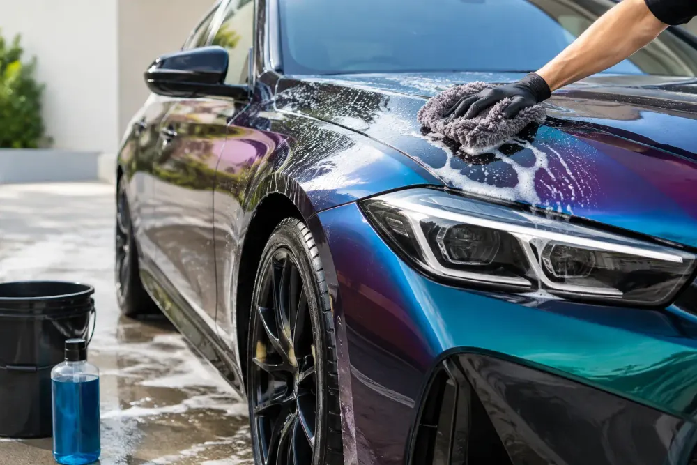 Como lavar carro envelopado sem perder o brilho