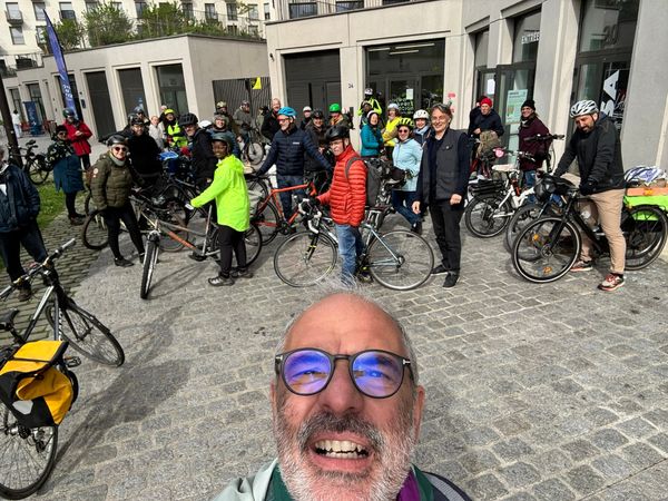 12 avril 2026 : 1ère étape du tour à vélo de la ceinture verte... et rouge