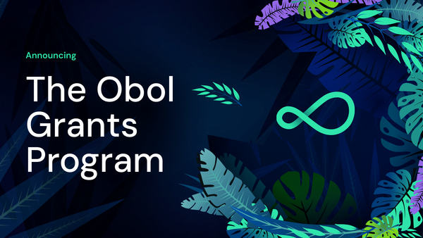 The Obol Grants Program Is Now Live