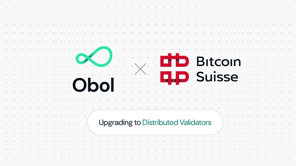 Bitcoin Suisse Moves Its Ethereum Staking to Obol Distributed Validators