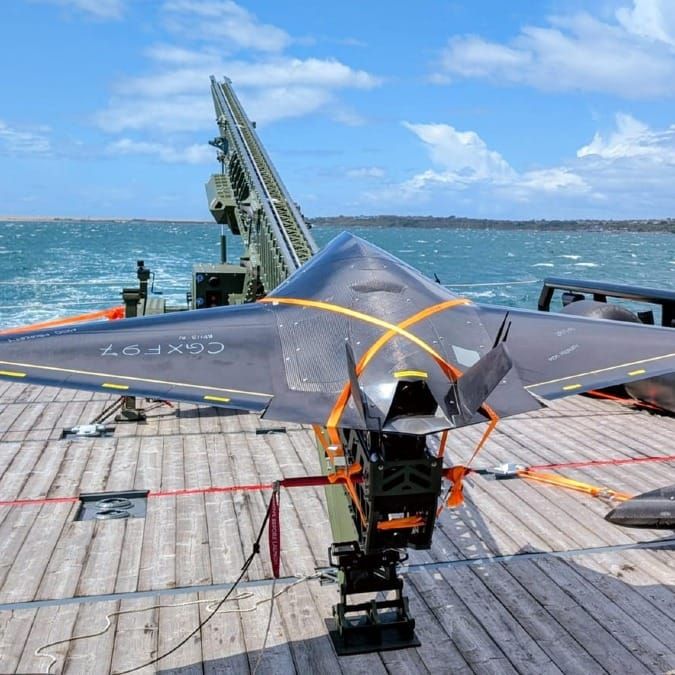 Royal Navy Launches Combat-Proven Nyan Strike Drone From Warship for First Time