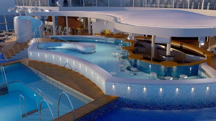 po arvia pool and swim up bar