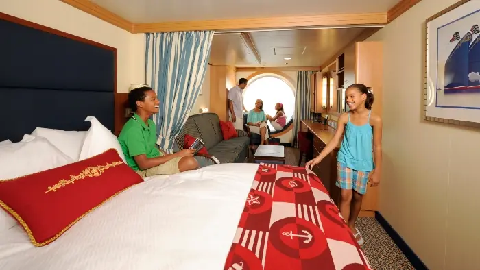 cruise ship rooms family room