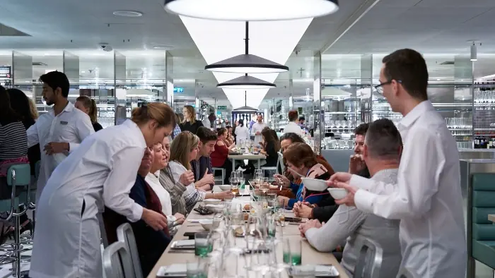 dining on Virgin Voyages