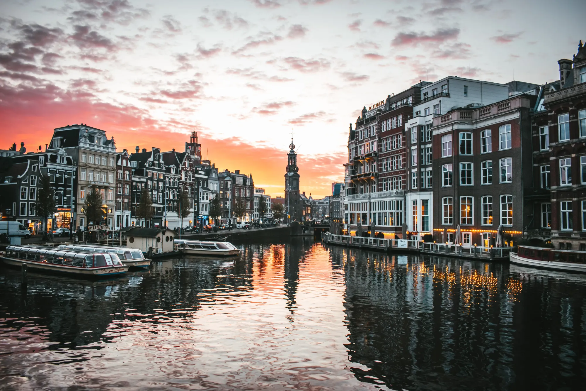 Amsterdam with its beautiful canals