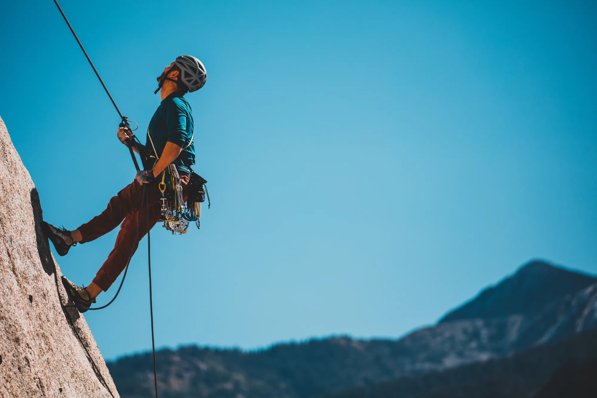 Rock climbing in Skagway