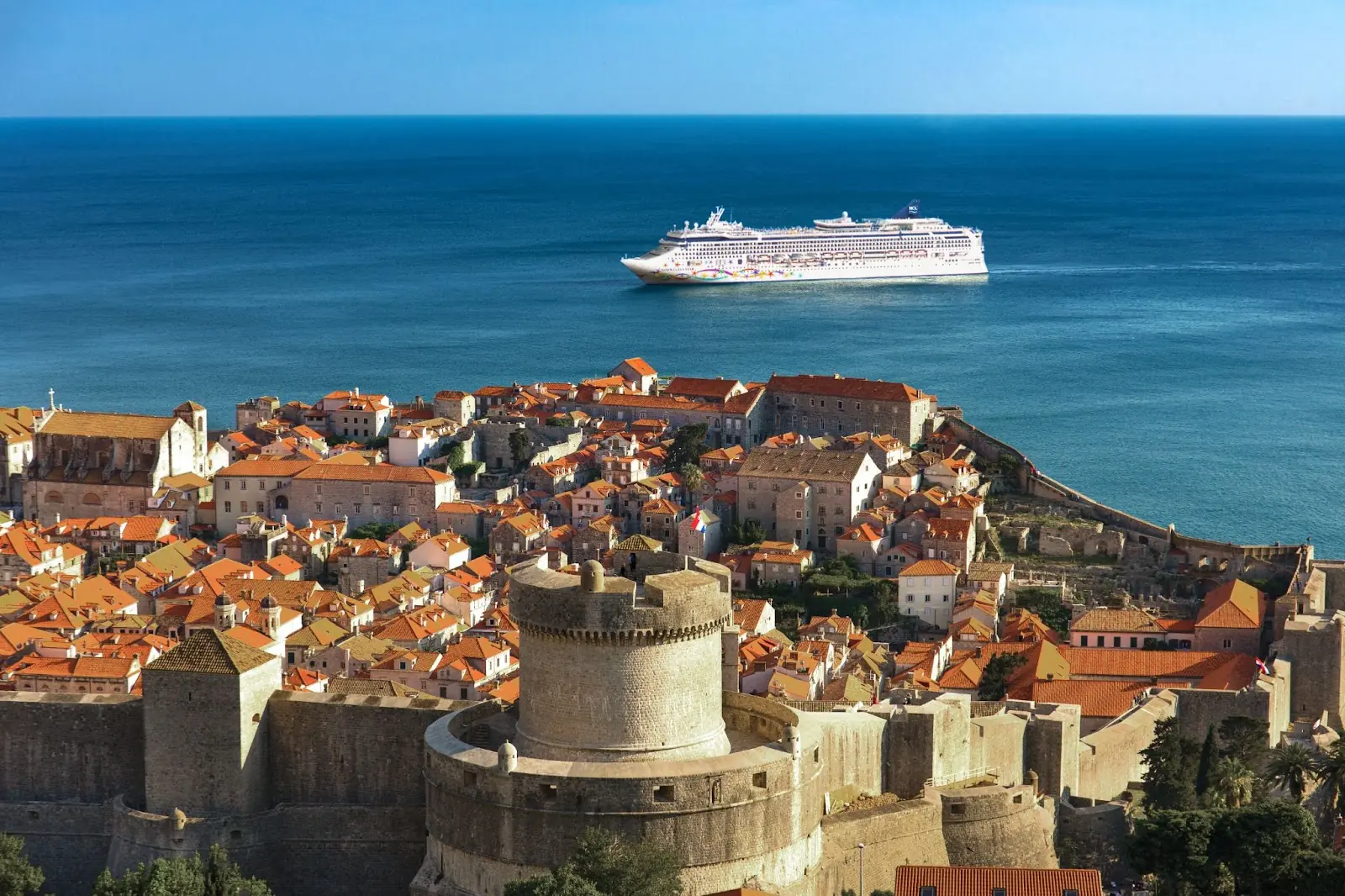 Norwegian Star in Dubrovnik