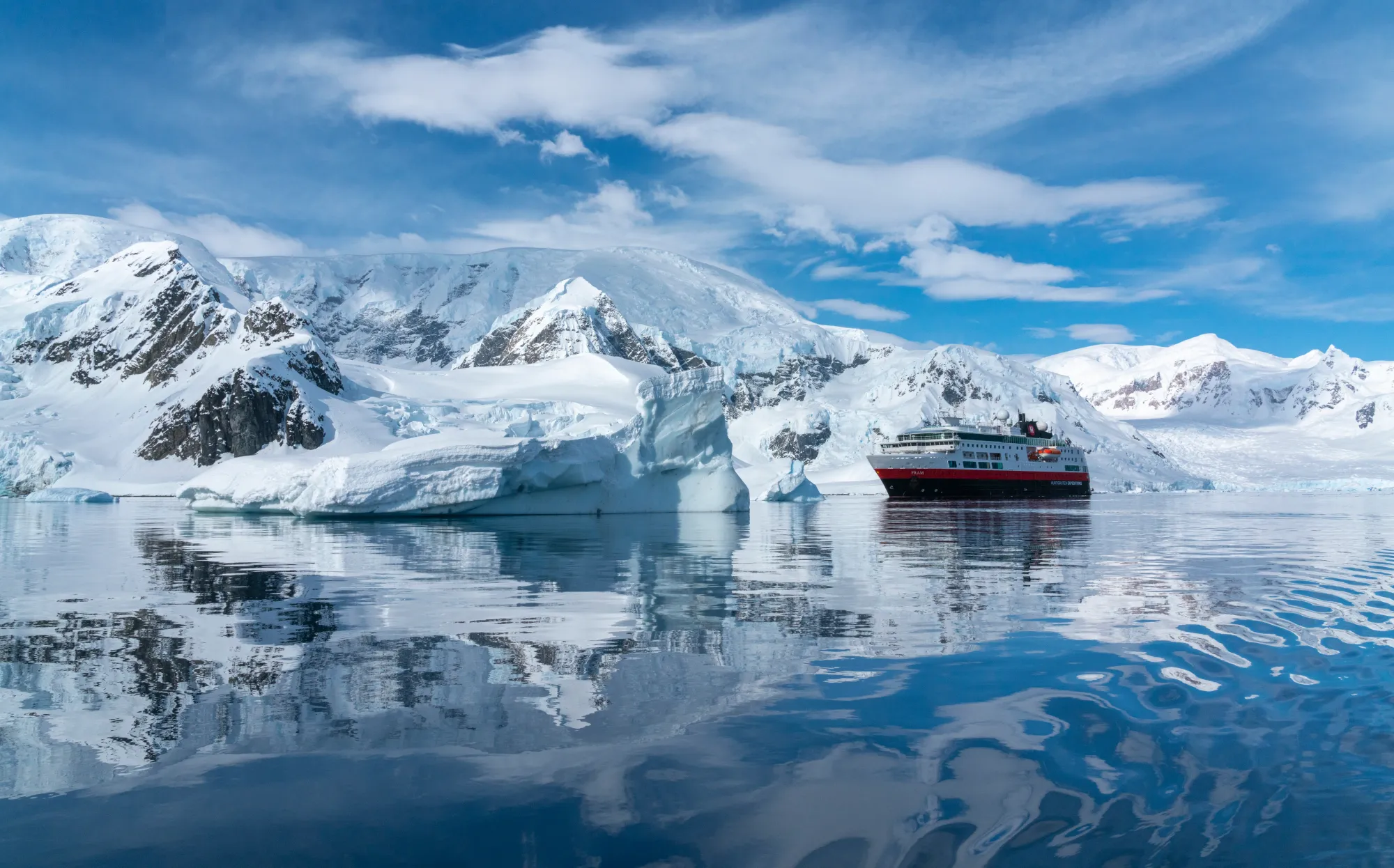 MS Fram in Antarctica