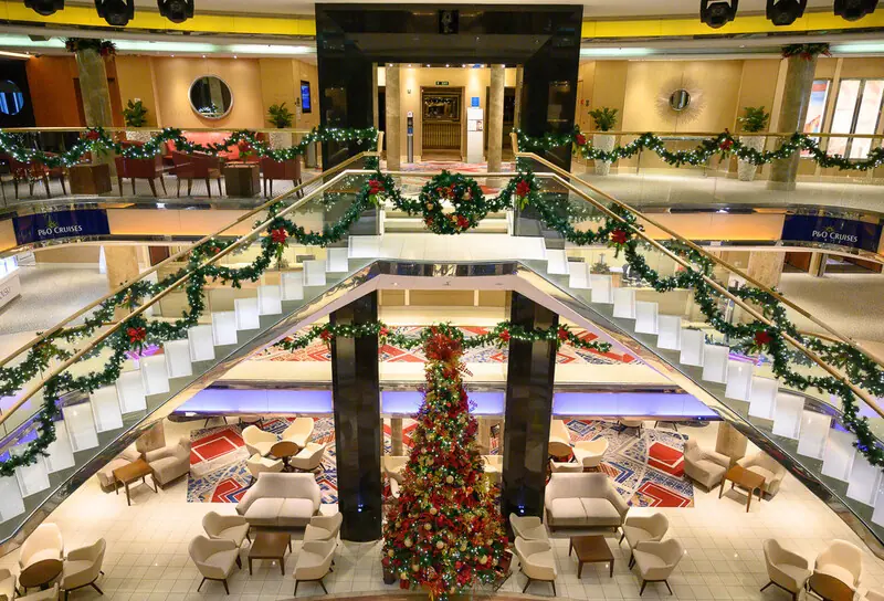 Christmas onboard P&O Ventura