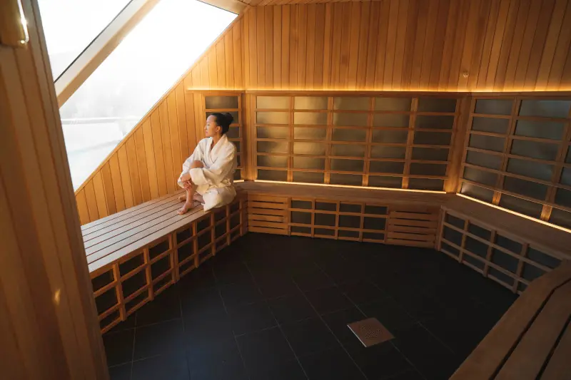 Sauna onboard Celebrity Apex