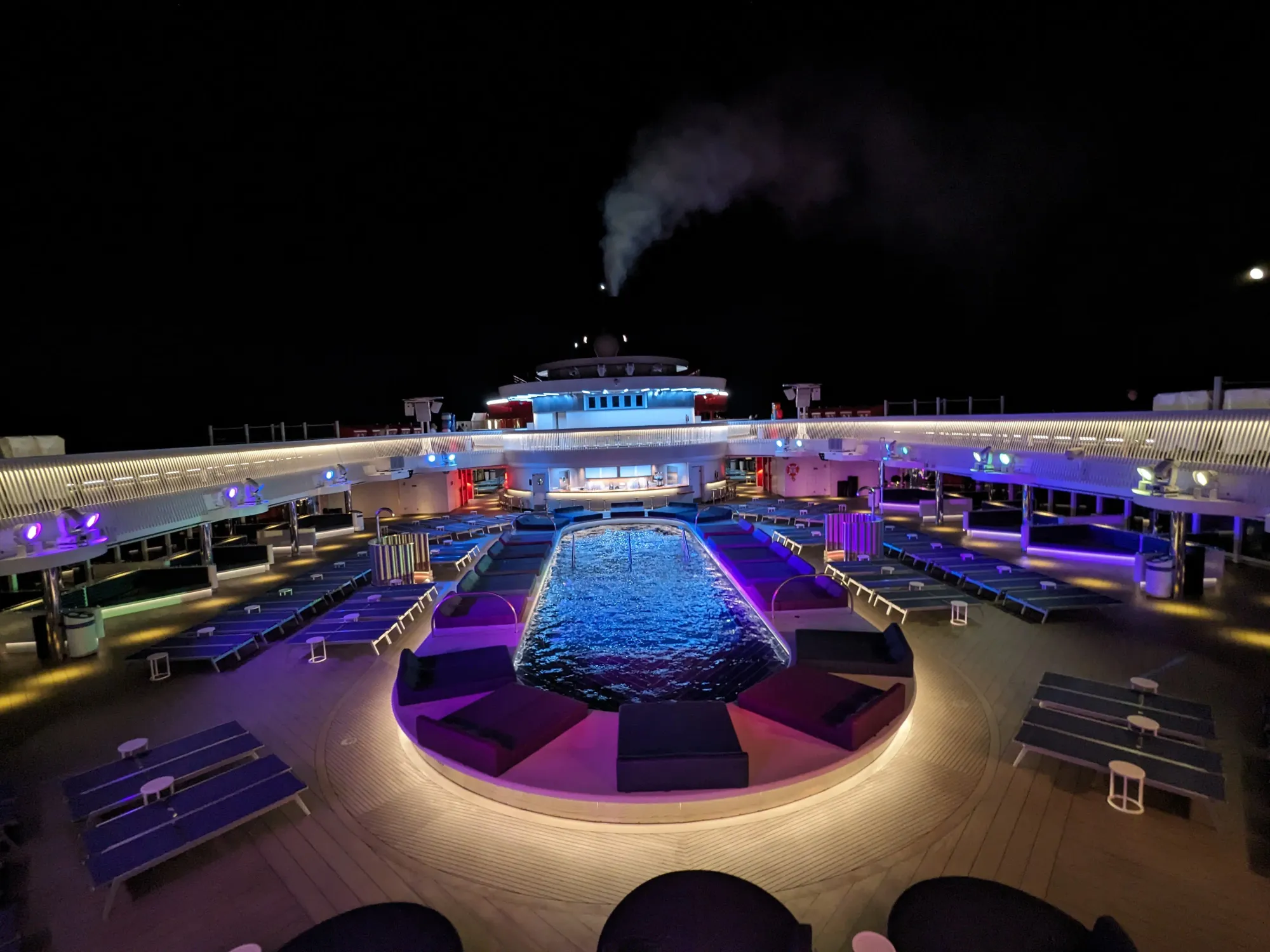 Resilient Lady's Pool at Night