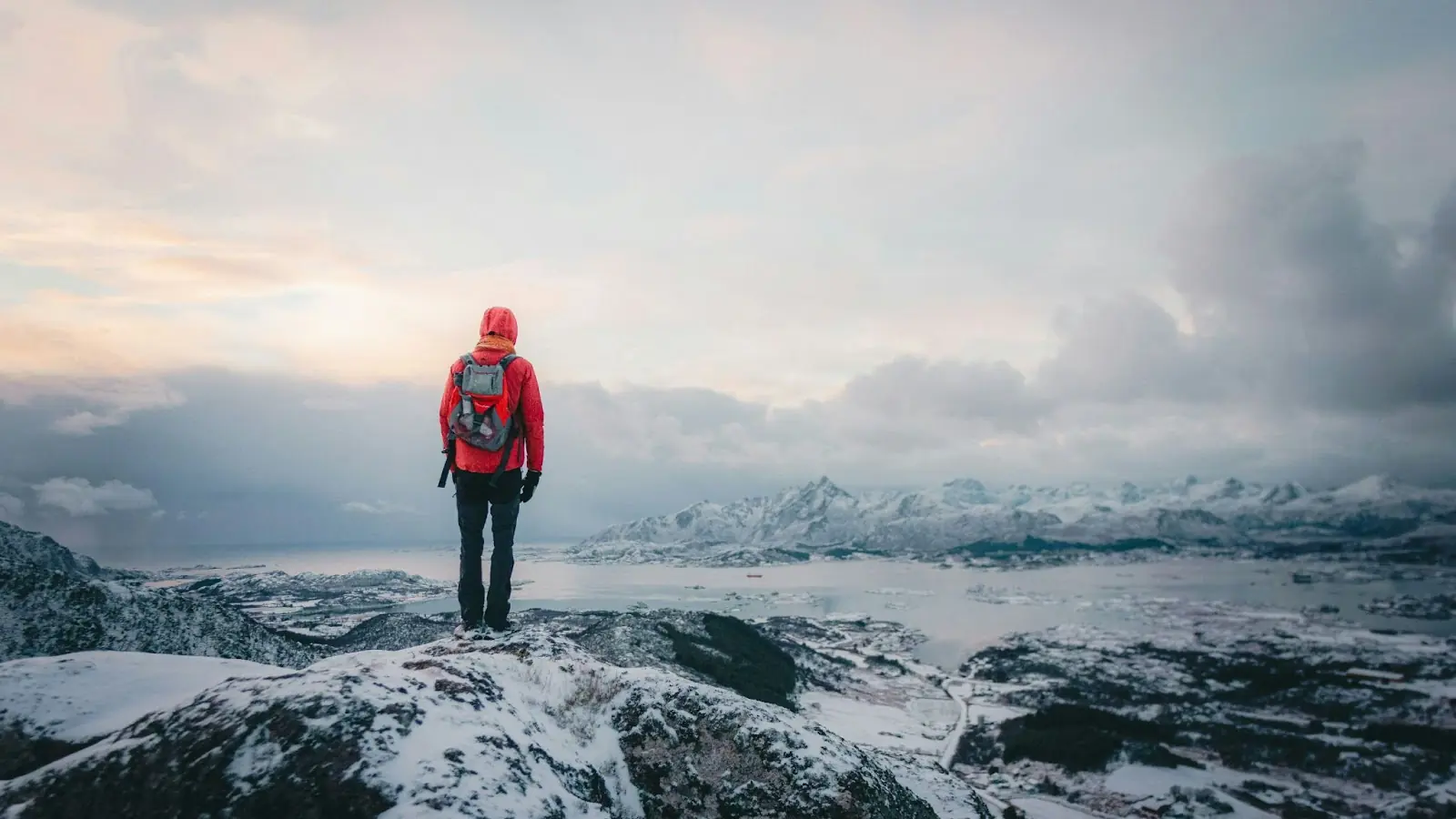 Man in Lofoten, Norway