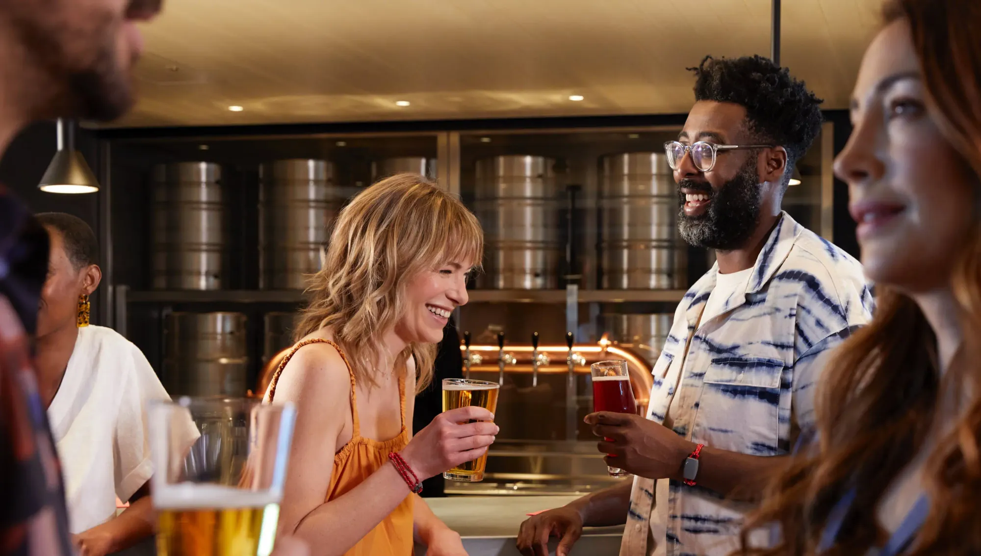 Guests at the Draught House