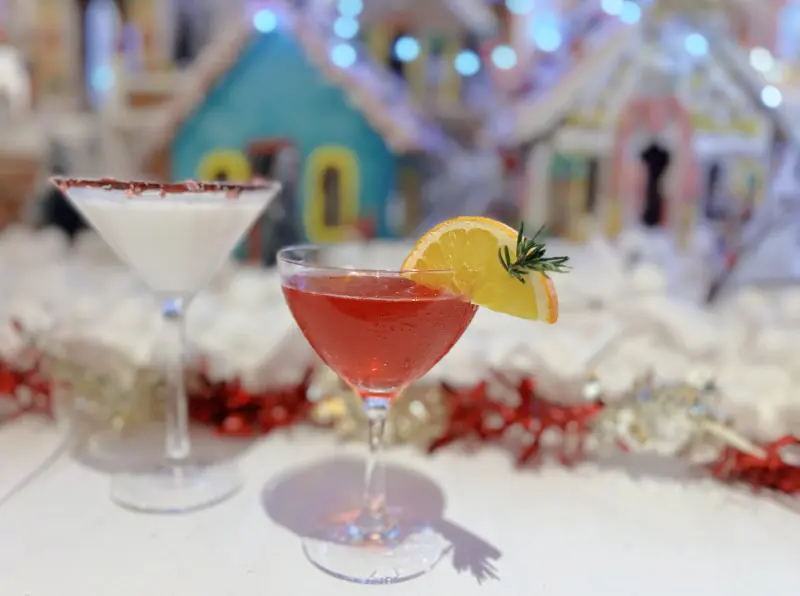 Holiday cocktails on Holland America Line