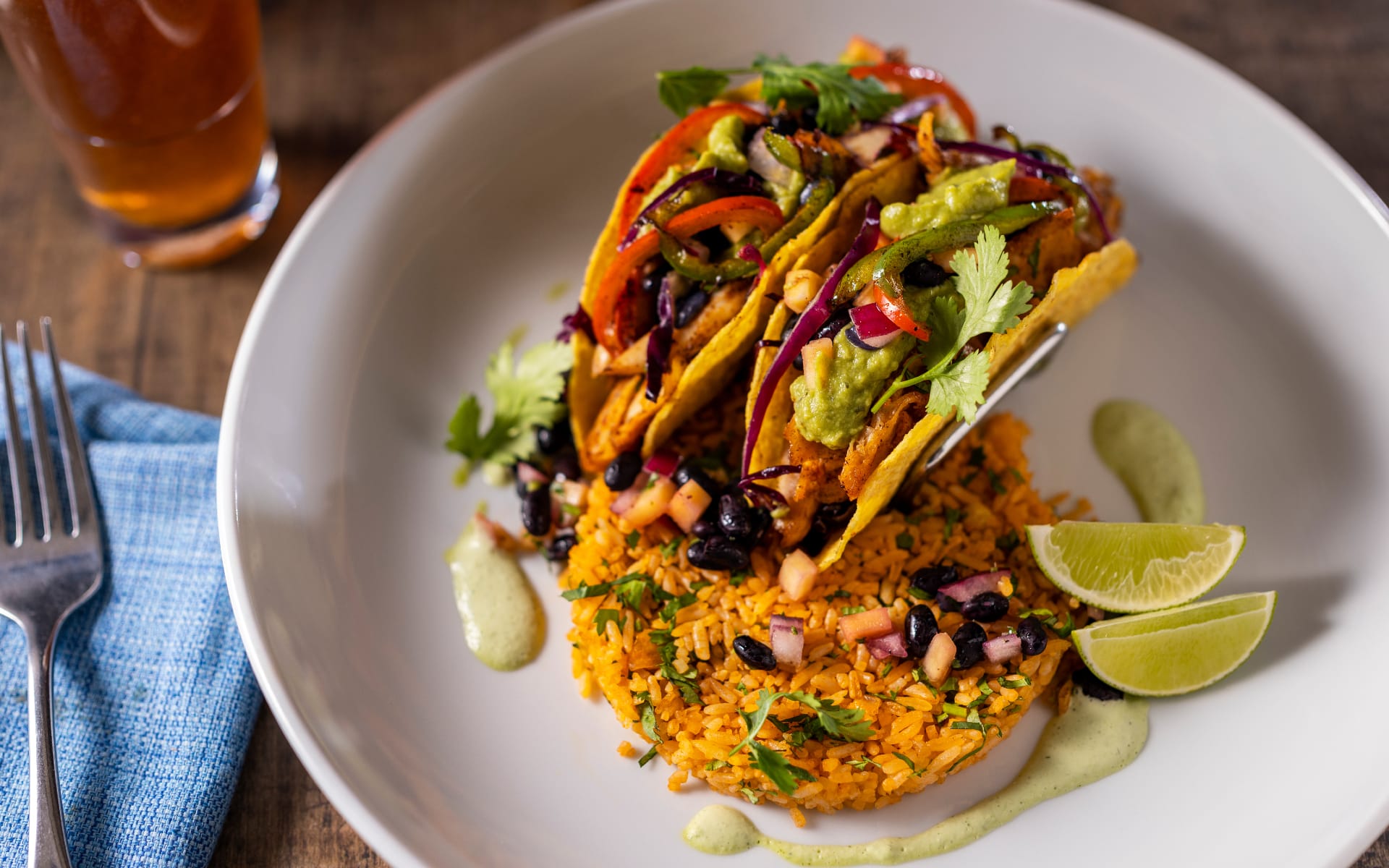 Vegan tacos from Holland America Line