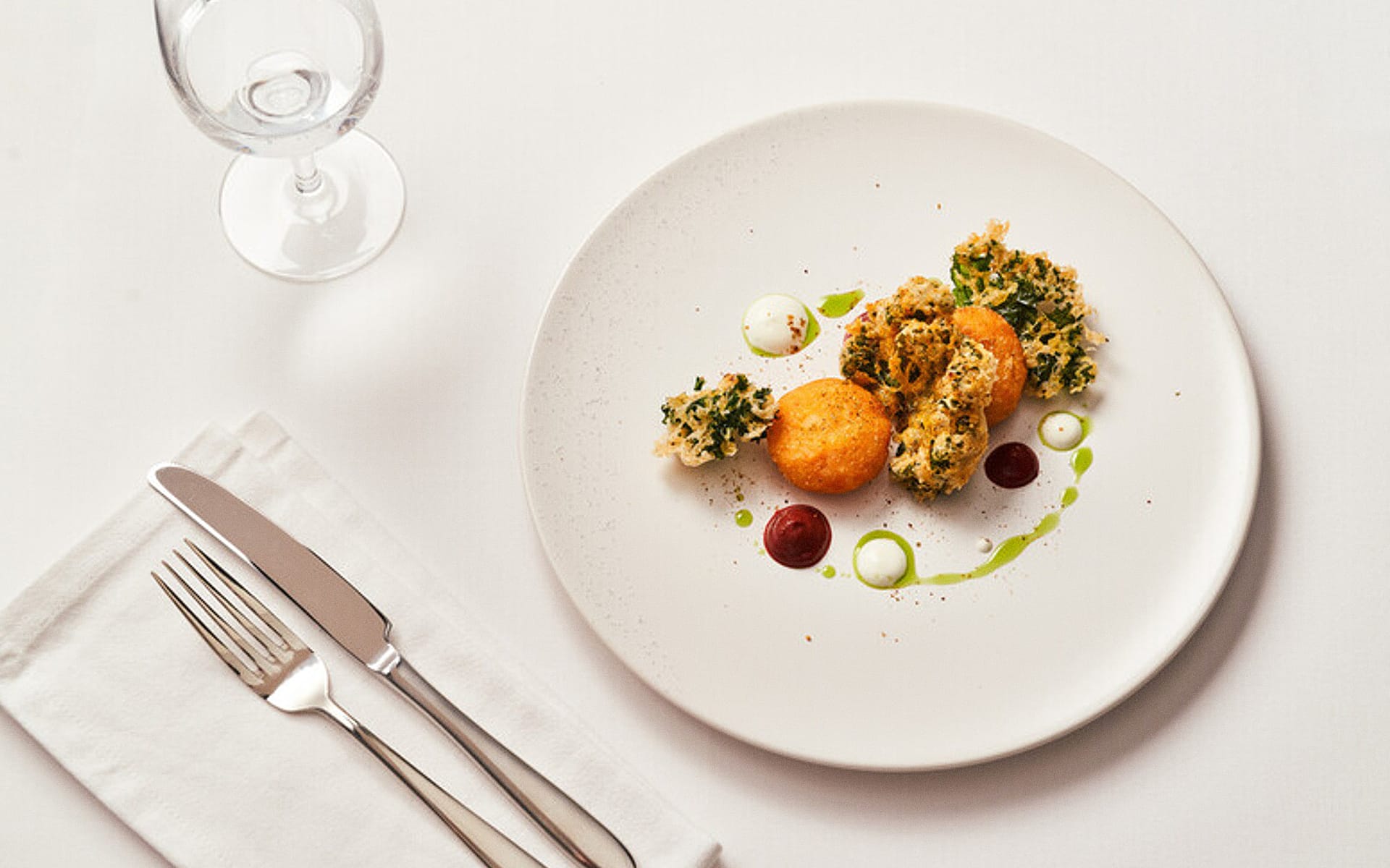 A vegan meal from Cunard