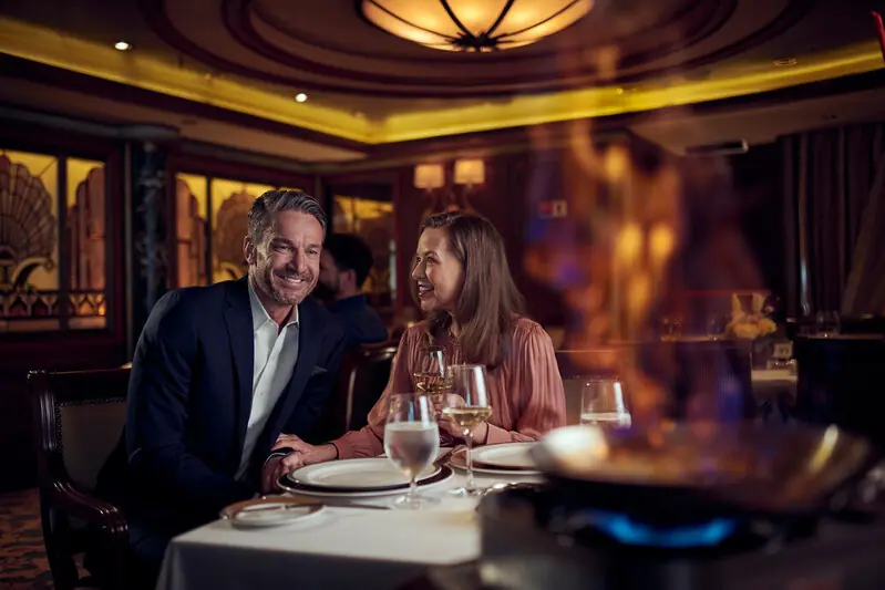 Guests on a Cunard cruise