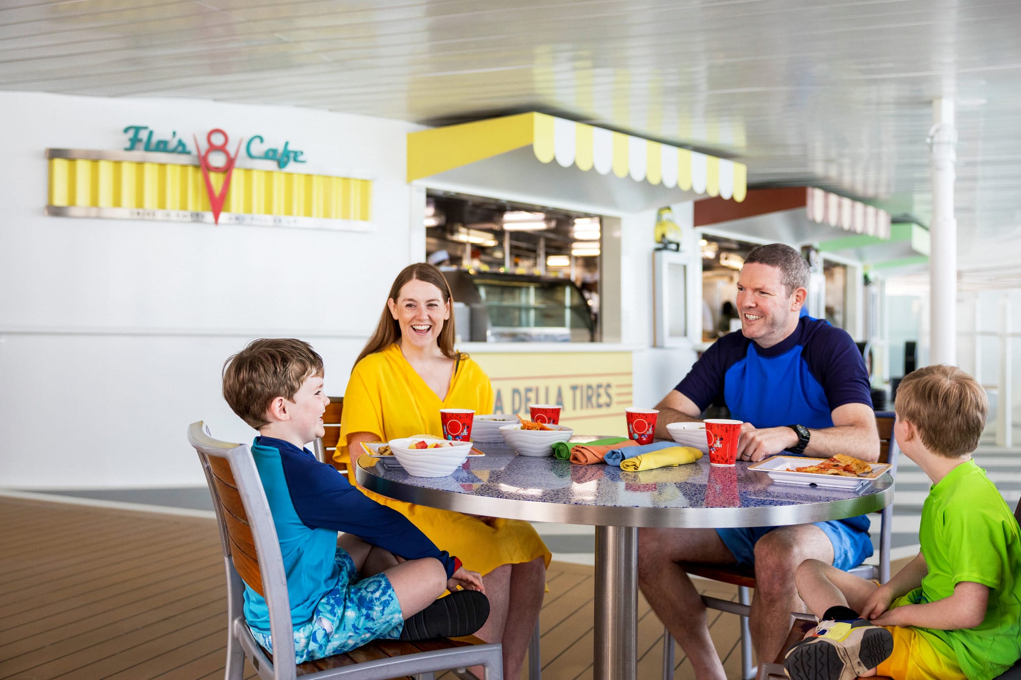 Flo's Cafe on a Disney cruise