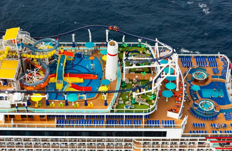 Exterior of Carnival Mardi Gras