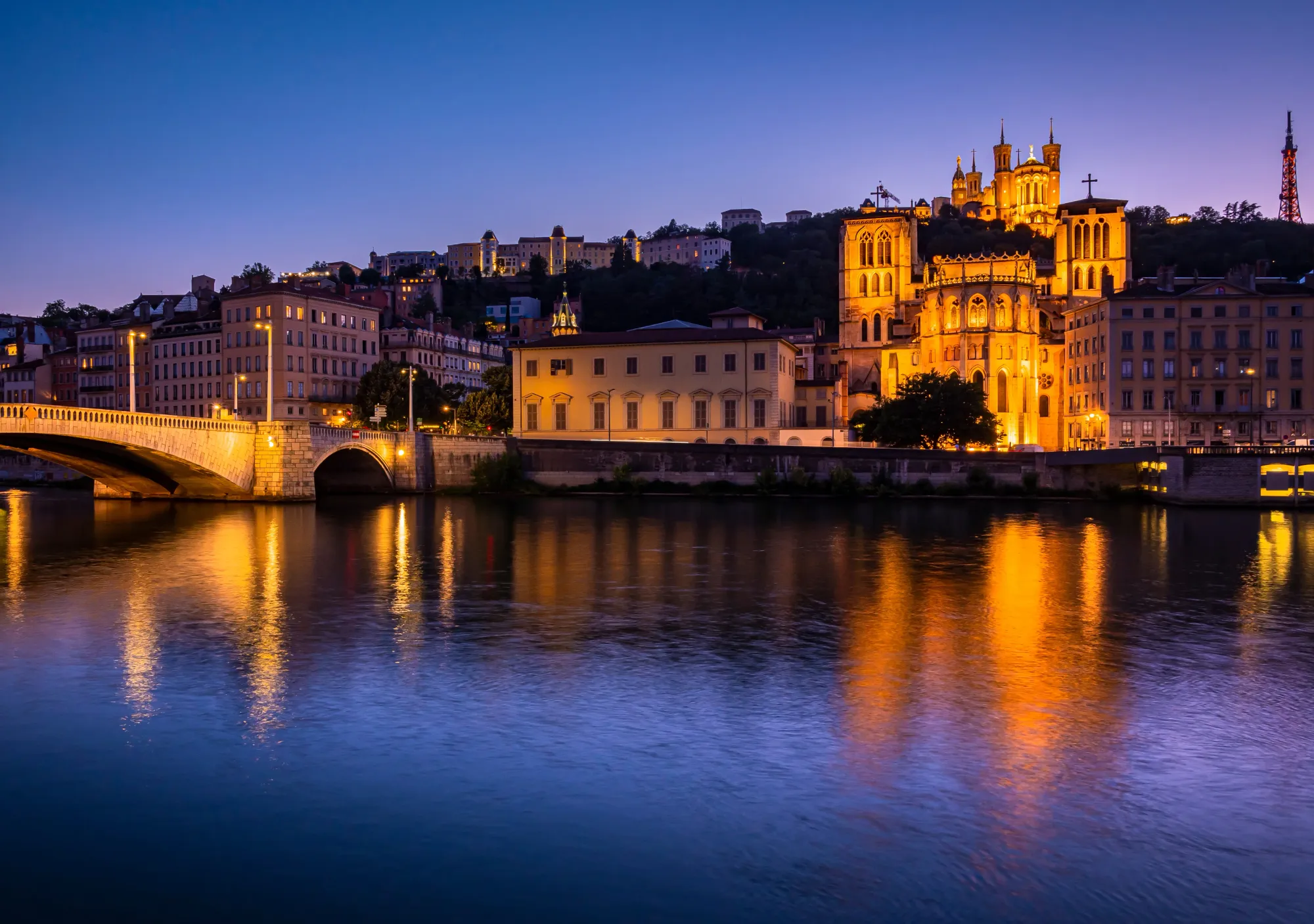 Lyon at Night