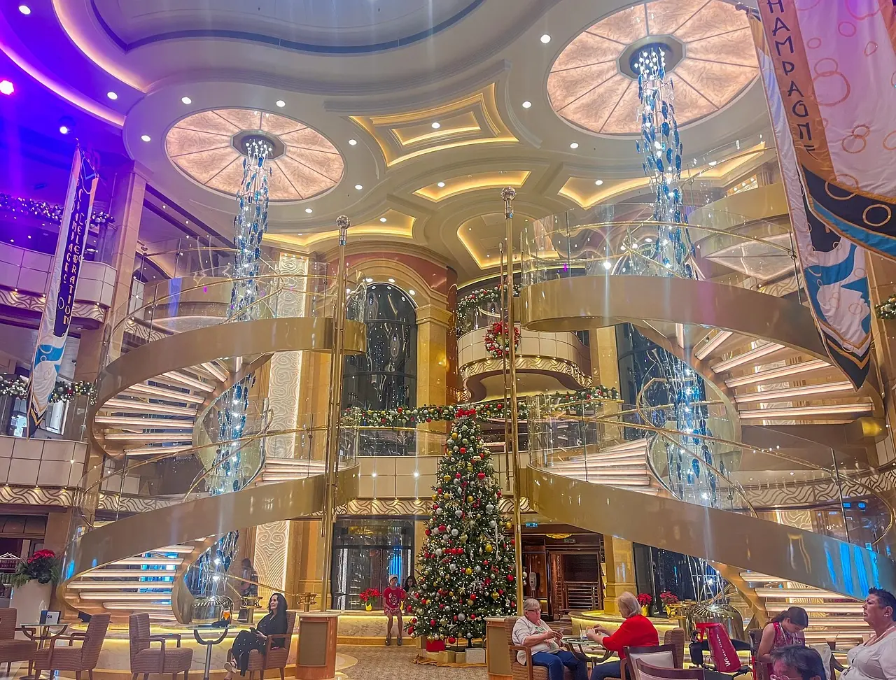 Christmas onboard a cruise ship