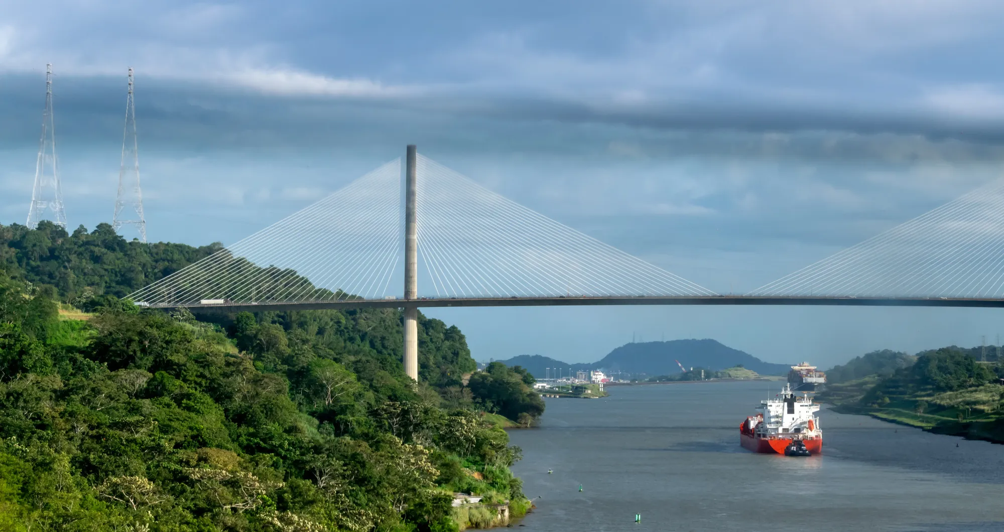 The Centennial Bridge, part of the Pan-American Highway,