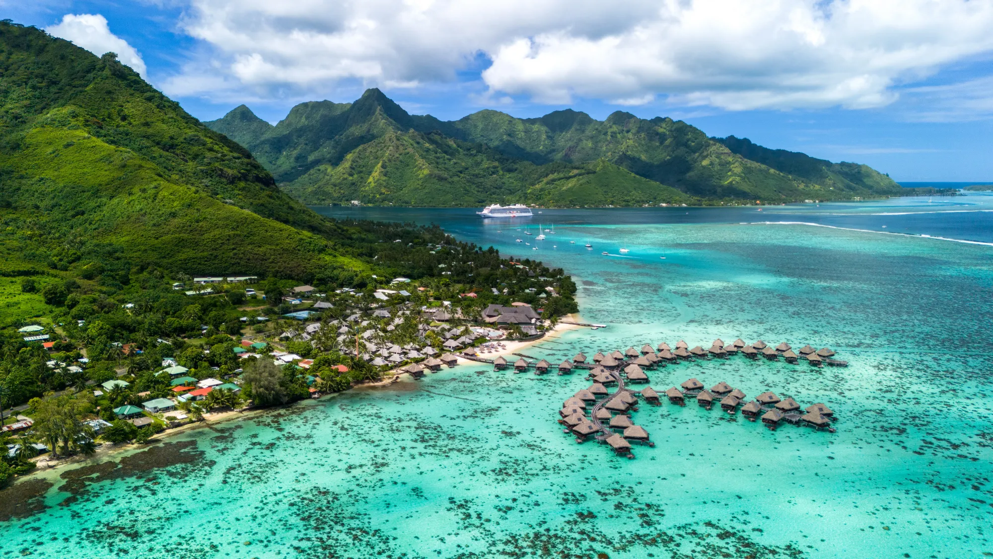 Moorea Island in French Polynesia
