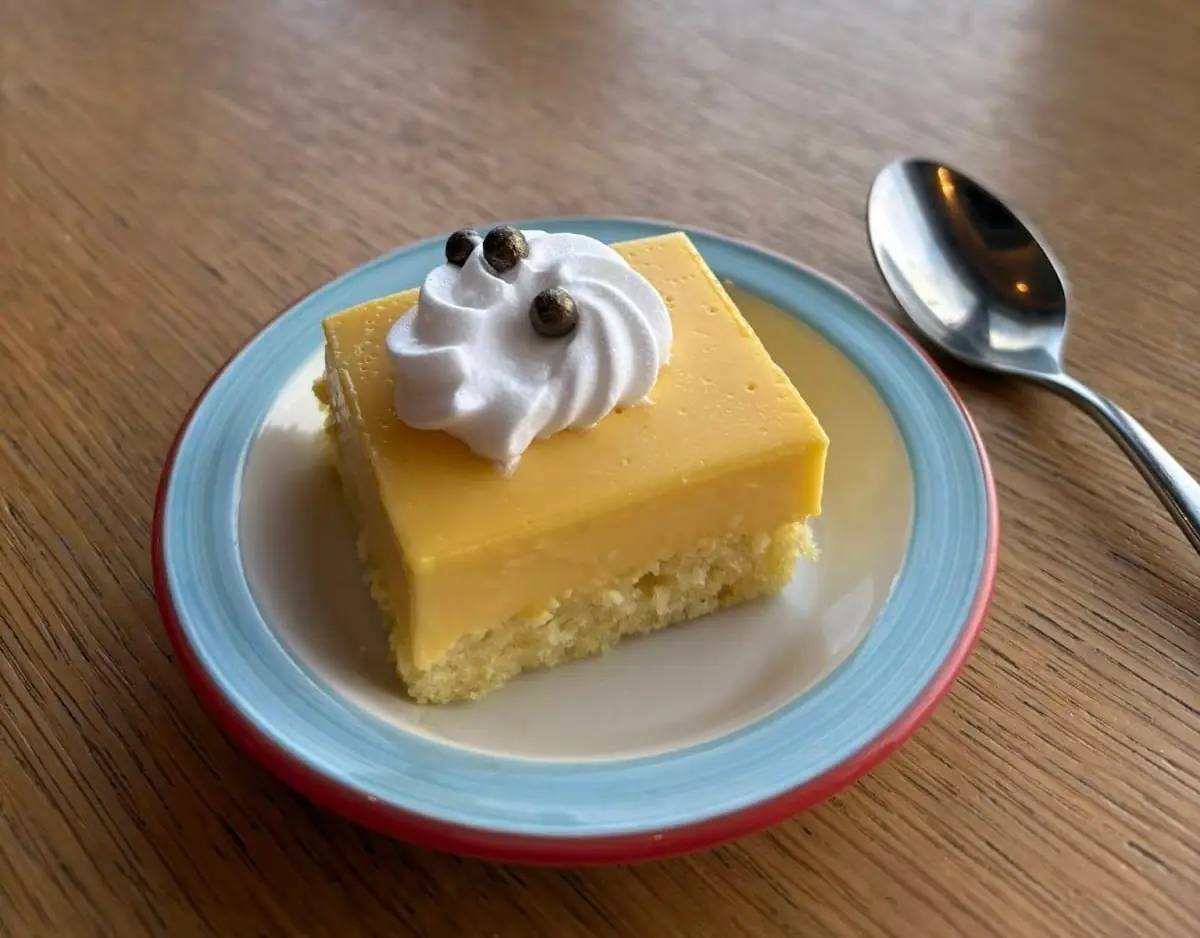 Dessert at the Lido restaurant