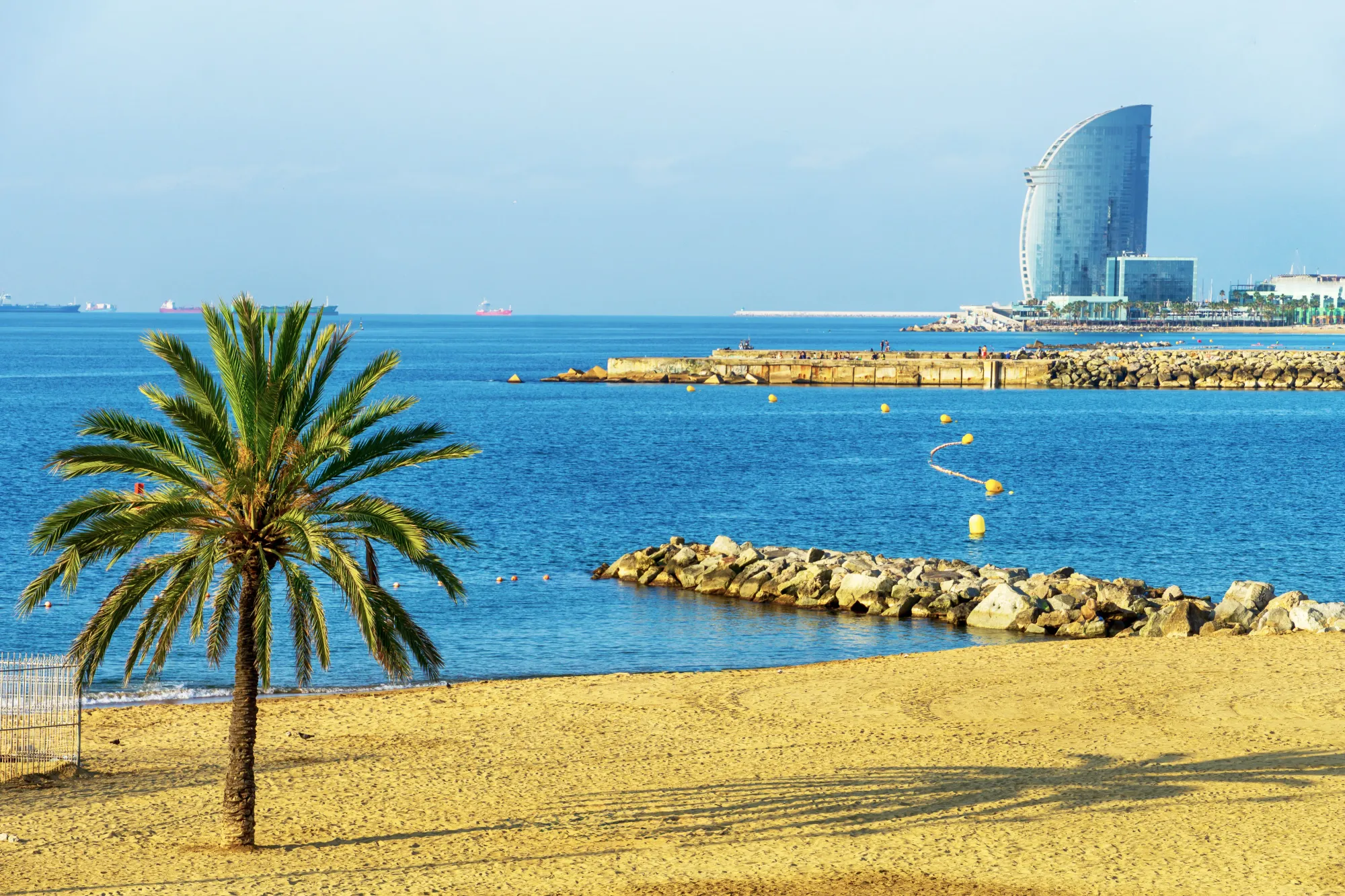 Barcelona, Spain - San Sebastian Beach