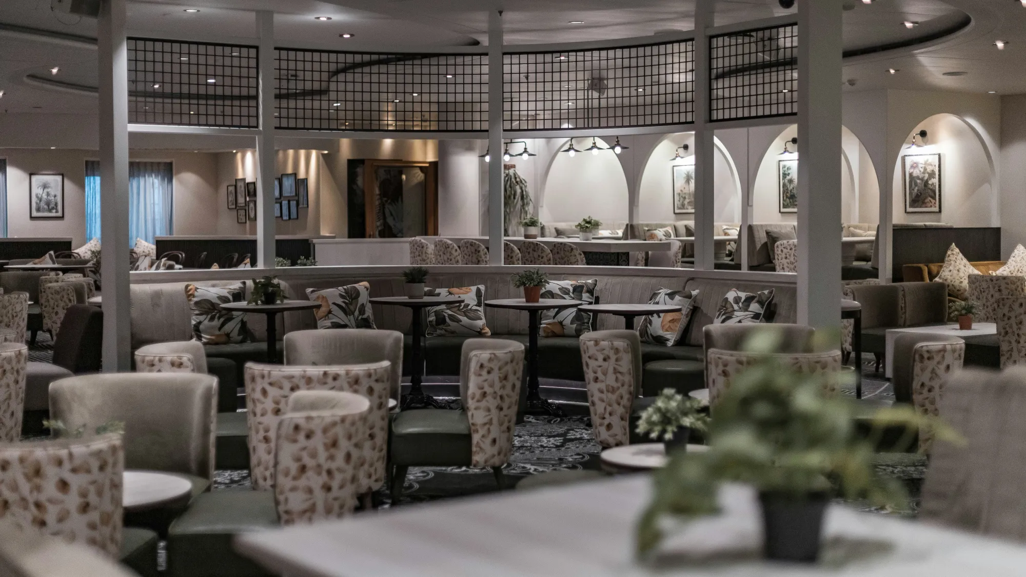 Dining onboard