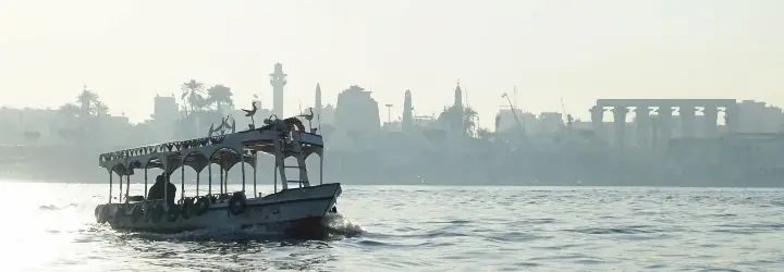 Boat on the River Nile