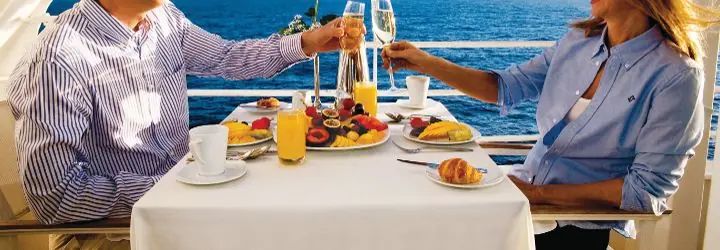 Breakfast onboard Azamara Journey