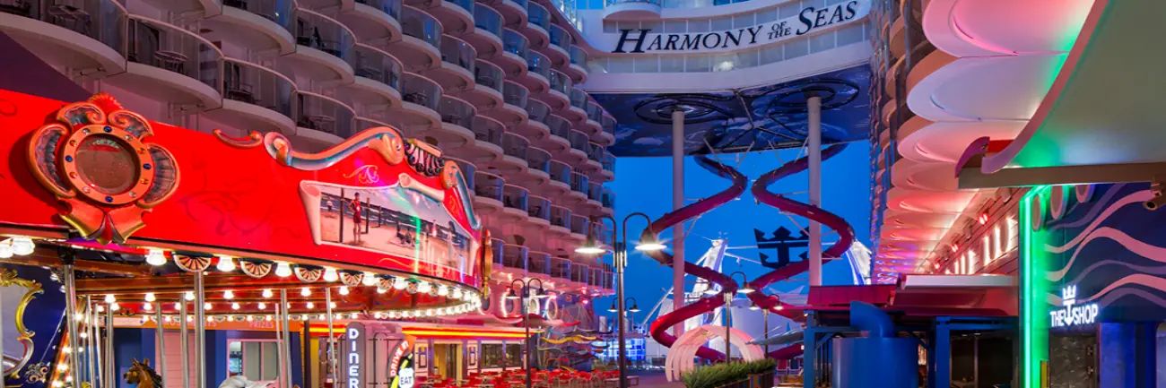 Boardwalk on Harmony of the Seas