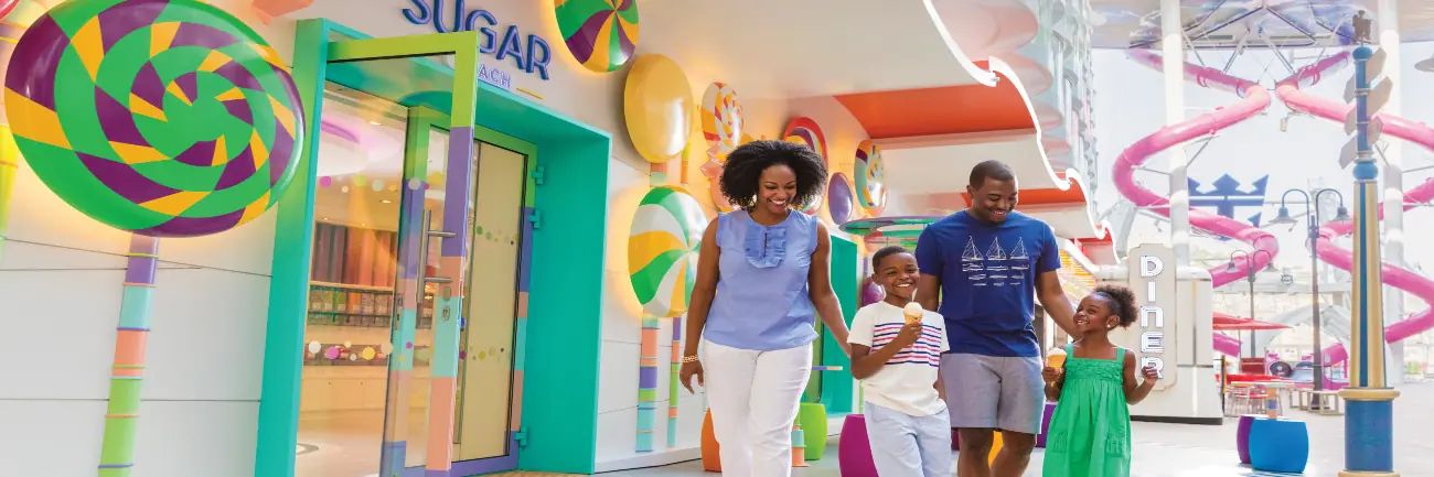 Family onboard Symphony of the Seas