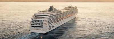 Loren Gets Bottle Smashing Right on MSC Magnifica Launch