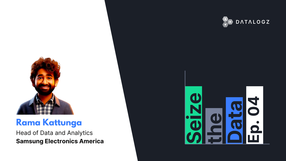 Seize the Data #4 - Rama K., top data leader and mentor to a community of over 8k enthusiasts!