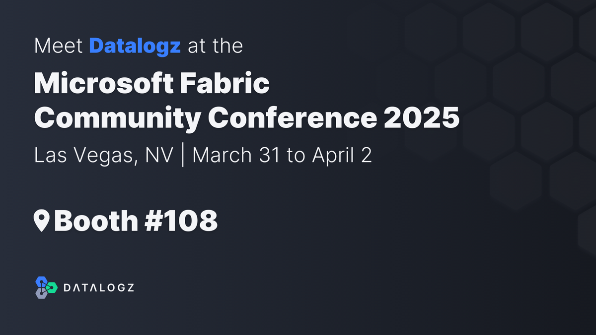 Meet Datalogz at the Microsoft Fabric Community Conference 2025 in Las Vegas
