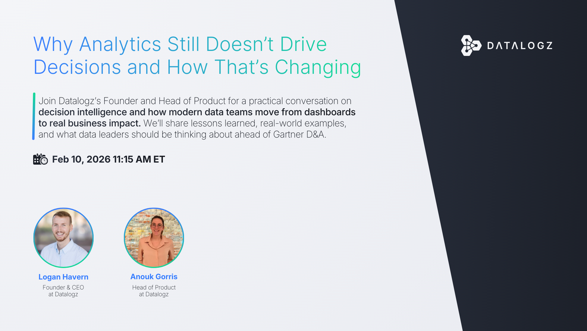 Decision Intelligence isn't an AI problem. It's a trust problem.