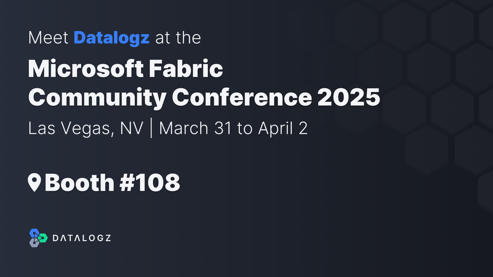 Meet Datalogz at the Microsoft Fabric Community Conference 2025 in Las Vegas
