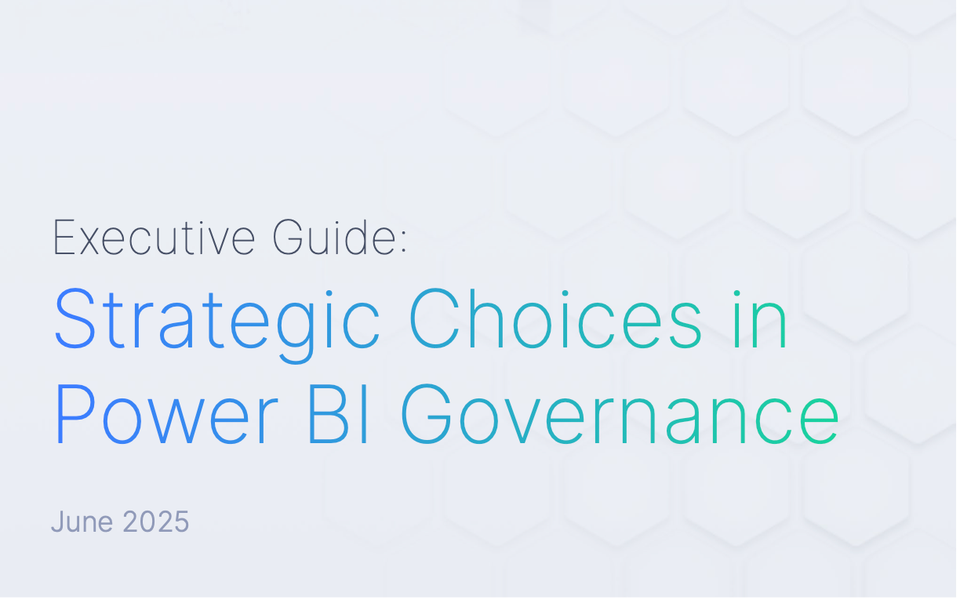 Strategic Choices in Power BI Governance