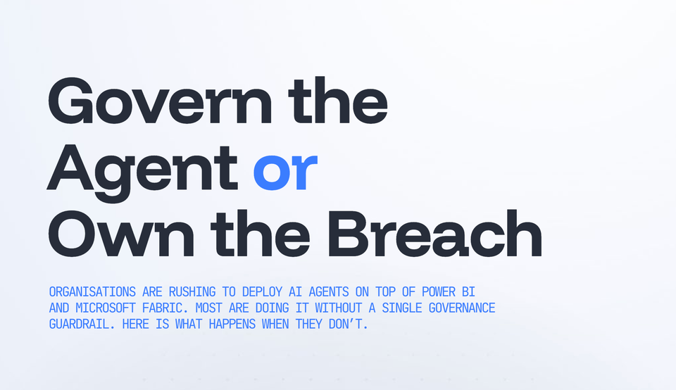 Govern the Agent or Own the Breach