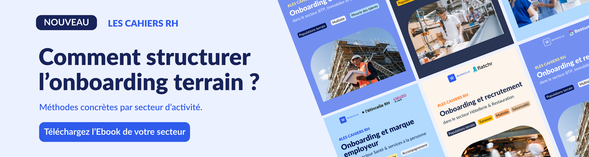 LES CAHIERS RH : 4 Ebooks pour maîtriser vos enjeux sectoriels