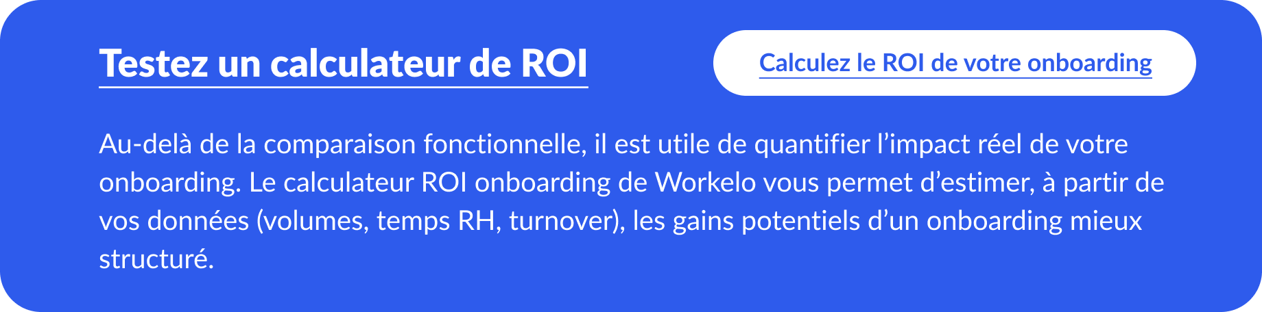 Calculateur ROI Onboarding