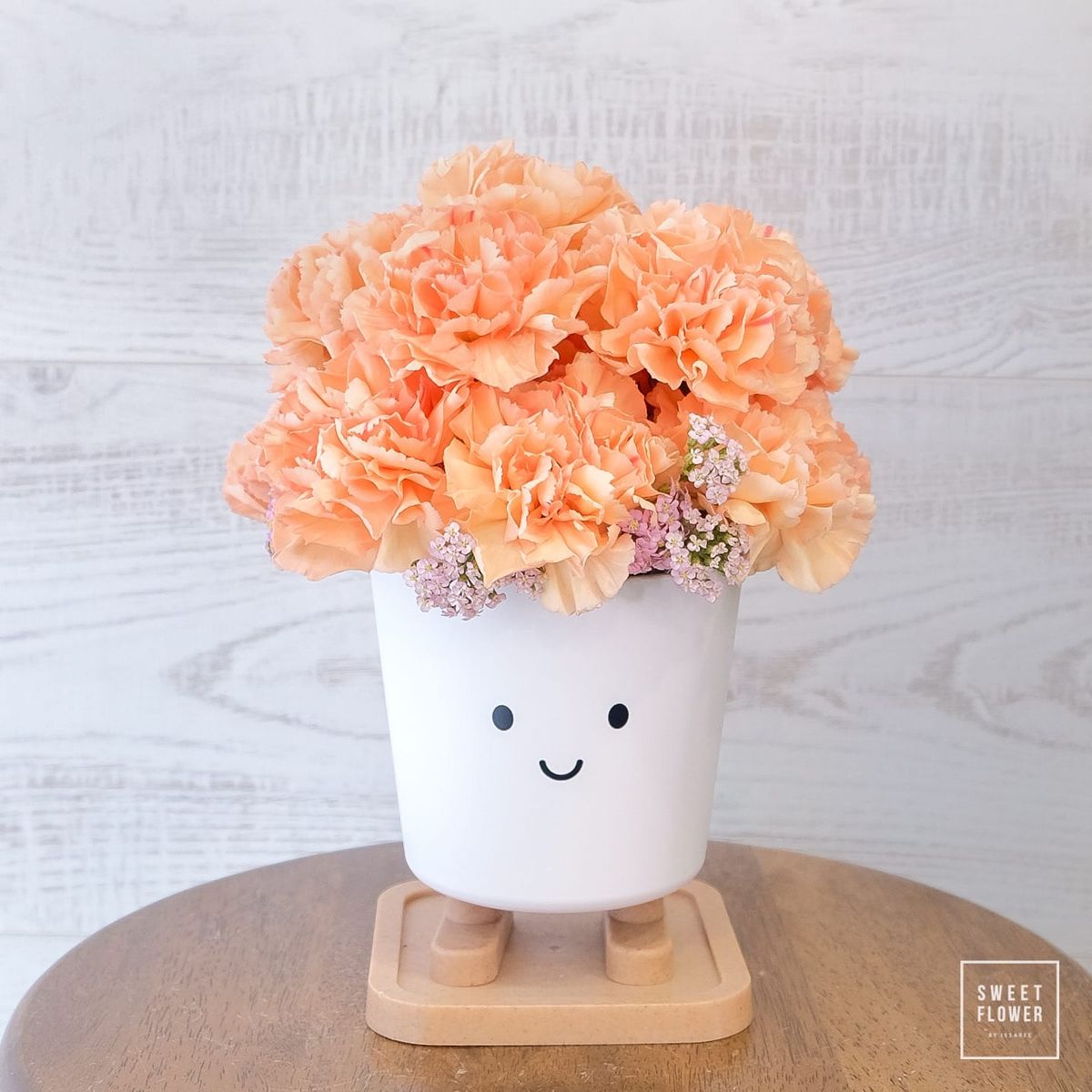 ที่ใส่ของ อเนกประสงค์พร้อมดอกไม้